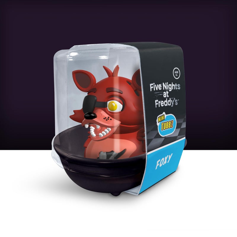 TUBBZ Mini: Five Nights at Freddy's - Foxy Cosplaying Rubber Duck Vinyl Figure - Image 5